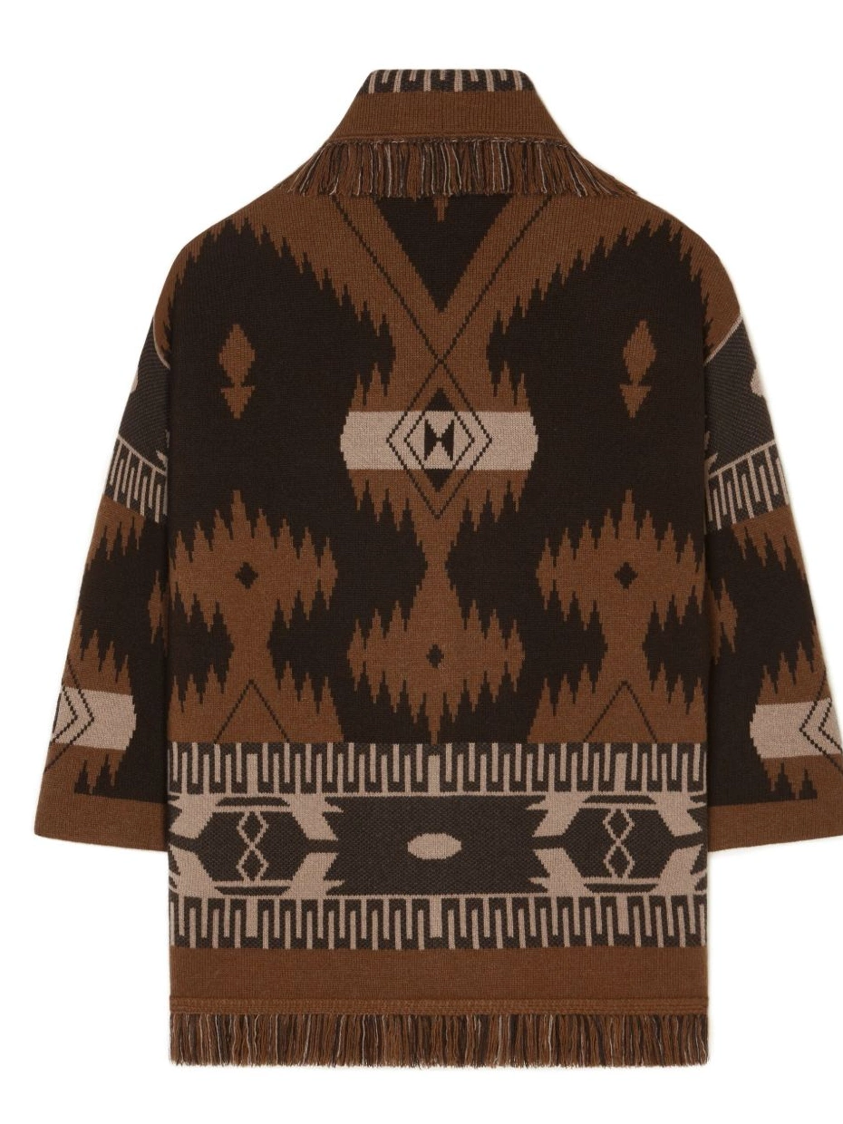 Affordable cardigan patterned-jacquard Women Alanui cashmere 0709